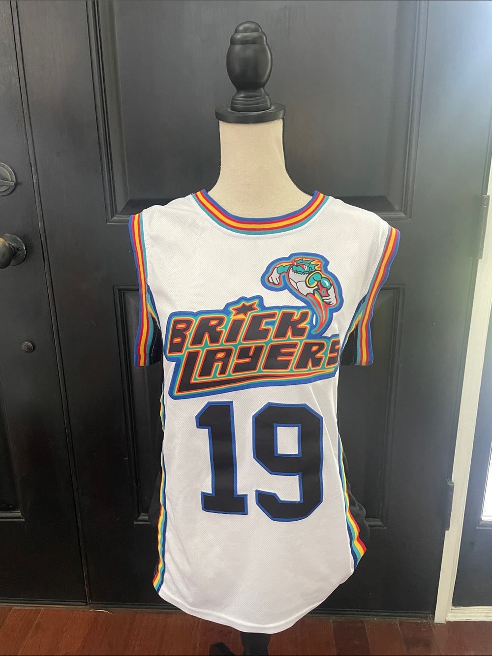 MTV Aaliyah #19 Bricklayers 1996 Rock N Jock Basketball Jersey